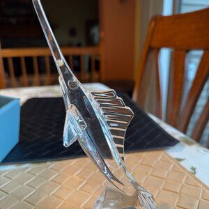 Cristal J.G. Durand Crystal Game Fish Figurine New in Box